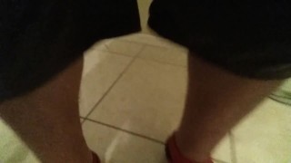 Chubby Boy Strips Then Shows Off Feet And Tiny Dick For Friend