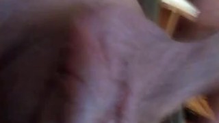 Me Dee dee playing with my tranny cock