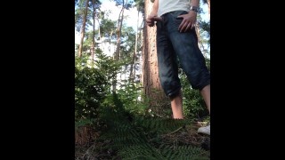 Taking a pee in public