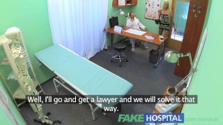 FakeHospital Sexy suspicious doctors wife has hot sex with him in office