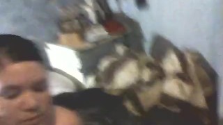 Sexy BBW sucks and fucks her toy
