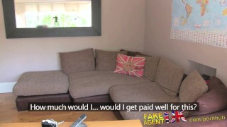 FakeAgentUK British chick with massive tits gives agent a shot at anal