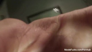 Nicole Aniston gets fucked during a live webcam show