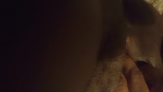 Huge titties soaking pussy up close cum