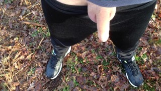 Taking a piss in public