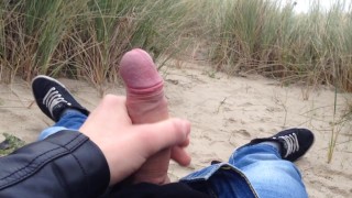 play with my dick on the beach