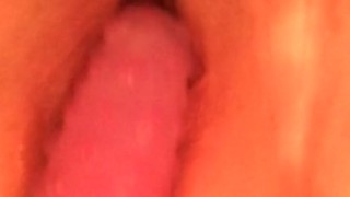 MILF masturbating and cums