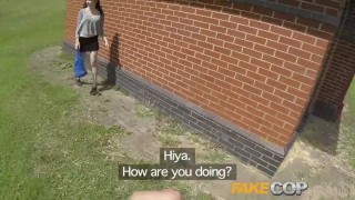 Fake Cop Anal sex in the Barn Yard