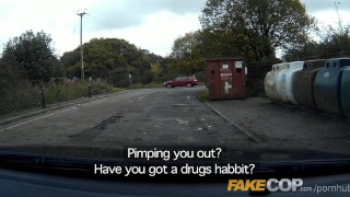 Fake Cop Redhead hooker earns herself an unlawful bonus