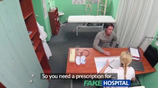 FakeHospital Nurse helps stud get an erection