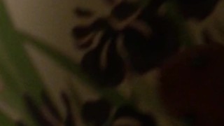 Jerking my pierced cock with a big load