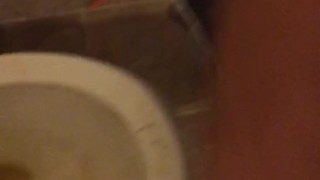 Me pissing and talking about the night again and my nice cock piercings