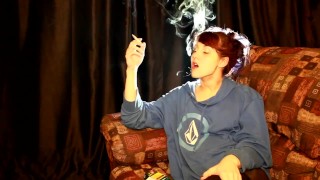 Cute Teen Smoking All Whites