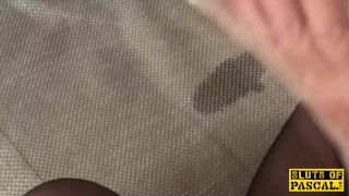 Chubby mature dominated over before mouthful