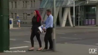Two Busty Beauties sharing one cock