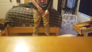 Straight Guy Fleshlight Jerk Cumshot