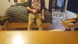 Straight Guy Fleshlight Jerk Cumshot