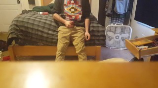 Straight Guy Fleshlight Jerk Cumshot