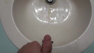 Pissing in the sink