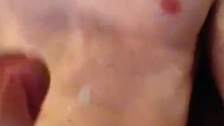 Eating my own cum 