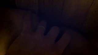 Masturbating with anal play