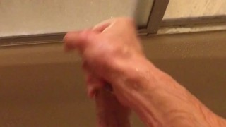 In the shower moans