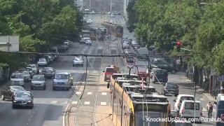 Two pregnant brunettes get fucked in this hardcore foursome