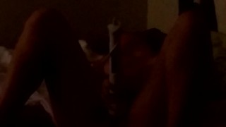 Secretely capturing wifey jilling off, over porn.