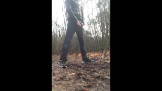 boy is again pissing in public