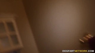 Kate England does threesome with two monster black cocks