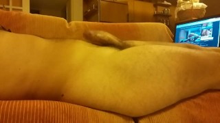 Myself, cumming watching on my laptop amateur women masturbating