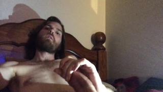 Enjoying my cock