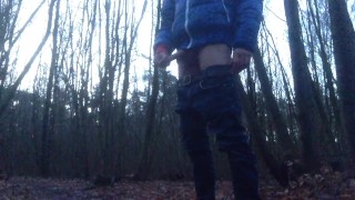 When I going outdoor I need to jerk my big dick hoping someone caught me