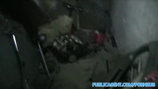PublicAgent Hot Czech babe fucks guy in garage