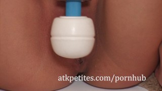 Little Petite Rosemary Radeva Uses a Hitachi