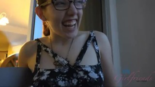 Make Ember Stone's toes curl before cumming inside her