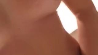 teen strips and touches herself