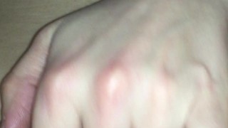 Filled with cum and left to play alone