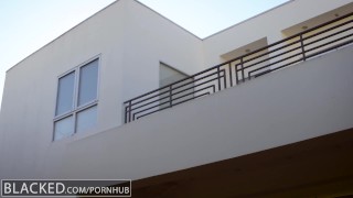 BLACKED Beautiful Student Aidra Fox Takes Two BBCs