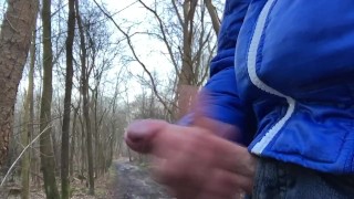 My penis in the woods