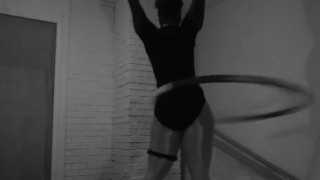 Pantyhose hoop dancing