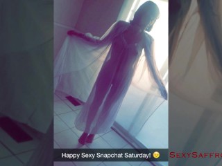 See Through Nighty Tease & Blowob! Sexy Snapchat Saturday - March 12th 2016