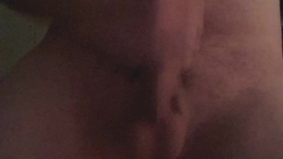 Uncut jerking cock with cumshot