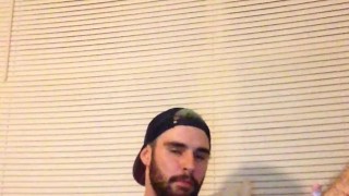Using my 8 inch dildo and cum