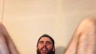 Using my 8 inch dildo and cum