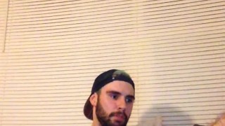 Using my 8 inch dildo and cum