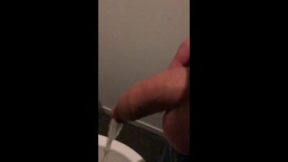 taking a piss in slow motion