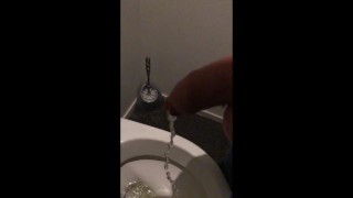 taking a piss in slow motion