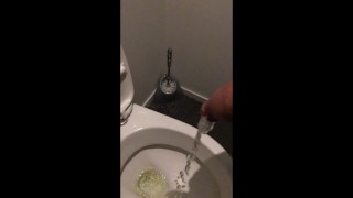 taking a piss in slow motion