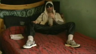 Leather Fleshlight Fuck